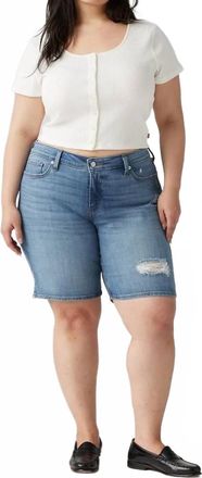 Levi's Mid Length Distressed Short - Plus Size In What Are We