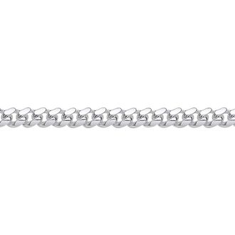 Jewelco London 925 Silver Miami Cuban Court Curb Link Chain Necklace 5mm | Size: 24 inches