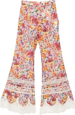Zimmermann Luna Floral Lace Trousers