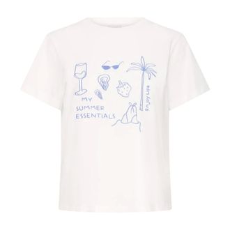 Ichi T-Shirts, female, White, Size: XS T-Shirt