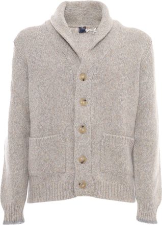 Fedeli Button Cardigan L/s Knitted Sweater Man