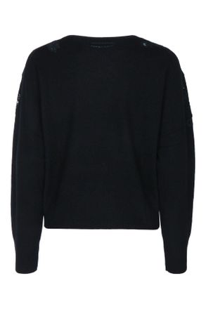 Ermanno Scervino Giro Pizzo Sweater - Black
