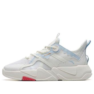 Anta (WMNS) ANTA G6 Low Retro Versatile Thick Sole White Blue 122238083-1