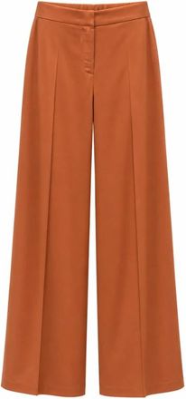Meimeij M6In02 Pantaloni a Gamba Larga - - Trousers - Donna - Marrone - XS