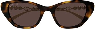 Gucci Sunglasses Gg1968 S 003 Gold/Brown Women