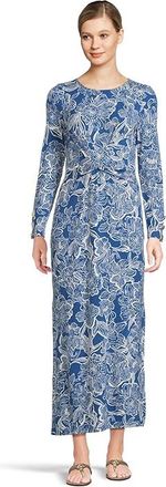 Lilly Pulitzer Alessani Maxi Dress Womens Dress Starlight Navy Unforgettable : XXS, Rayon/Spandex
