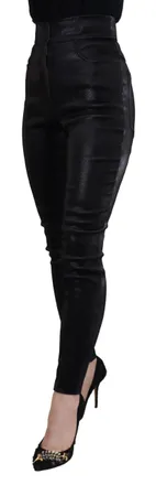 Dolce & Gabbana Black Washed Denim Jeans - Black