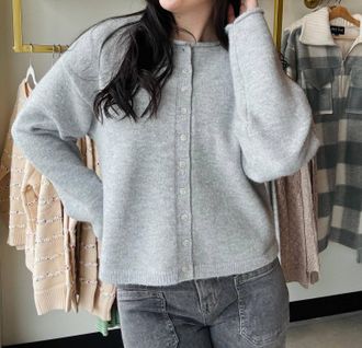 Thread & Supply Womens Dover Cardigan In Heather Grey