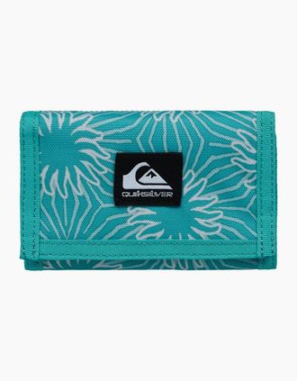 Quiksilver Mens Quiksilver Mens The Everydaily Tri-Fold Wallet - Blue - Size: M