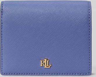 Lauren Ralph Lauren Portemonnaie aus echtem Leder in Dunkelblau, Gr&ouml;&szlig;e 1