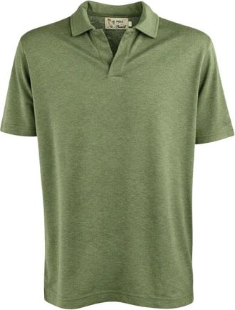 MC2 Saint Barth Fraser Polo - Heren - Polos - Groen - 2XL - Linnen - Tops