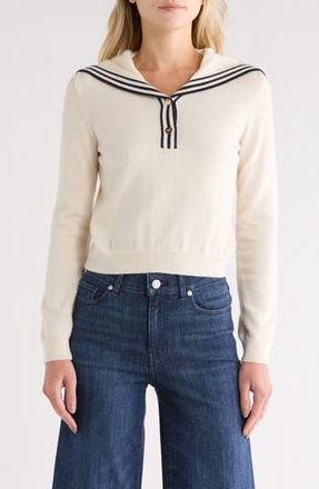 Frame Denim The Sailor Cashmere & Silk Sweater in Cream at Nordstrom Rack, Size X-Small
