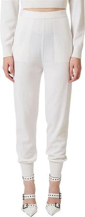 Iceberg Gebreide Broek - Dames - Sweatpants - Wit - XS - Broeken