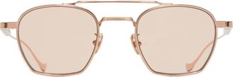 Cutler and Gross Cranley 1425 top-bar geometric sunglasses - Pink