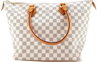 Louis Vuitton White Damier Saleya Mm (Authentic Pre-Loved)
