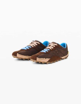 Desigual Sneakers sportive r&eacute;tro marroni-Marrone