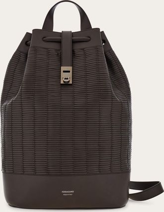 Ferragamo Uomo Zaino Sailor Marrone