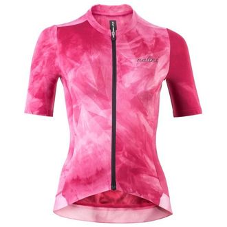 Nalini Tie Dye Jersey Velotrikot f&uuml;r Damen | rosa