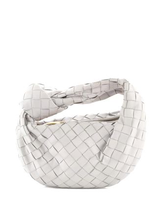 Bottega Veneta BV Jodie Intrecciato Nappa Mini hobo bag - Wit