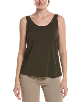 Eileen Fisher Eileen Fisher Silk Scoop Neck Slim Tank