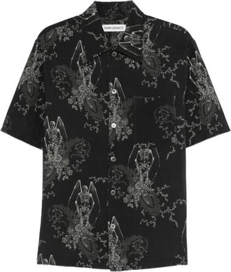 Our Legacy Short Sleeve Shirt - Heren - Korte mouwen Overhemden - Zwart - L - Overhemden