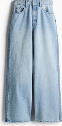 H&M Weite Jeans mit Zweitoneffekt - Blue