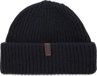 Slowear Slowear, Accessoires, Heren, Blauw, ONE Size, Ribbed Knit Beanie