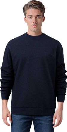 Lyle & Scott Heren Twill Crew Neck Sweatshirt (Marine)