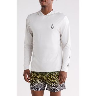 Volcom Deathly Stones Hooded Sun Shirt in Glacier Grey Heather at Nordstrom Rack, Size Xx-Large