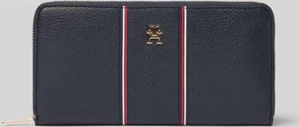 Tommy Hilfiger Portemonnaie aus Lederoptik in Dunkelblau, Gr&ouml;&szlig;e 1