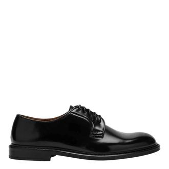 Doucal's Business Shoes, male, Black, Size: 10 1/2 US Derby