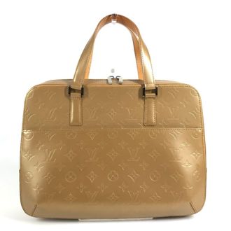 Louis Vuitton Ambre Beige Monogram Mat Leather Handbag Tote Bag (Pre-Owned)