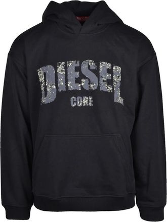 Diesel Hoodies & sweatvesten, Heren, Zwart, S, Katoen, Hoodie