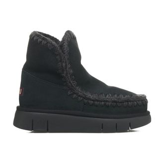 Mou Zwarte enkellaarzen voor vrouwen - Dames - Winterlaarzen - Zwart - 36 EU - Schoenen
