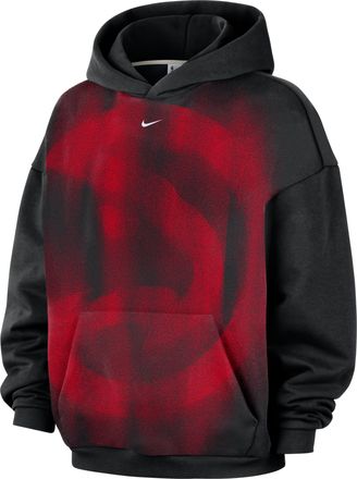 Nike Atlanta Hawks Standard Issue Nike Mens NBA Fleece Basketball Hoodie in Black | IQ2429-010