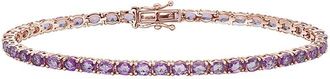 Forever Creations Forever Creations Signature Collections 14K 10.20 Ct. Tw. Sapphire Tennis Bracelet