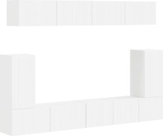 vidaXL Conjunto De Mueble De Tv 5 Uds. Madera De Ingenier&iacute;a Vidaxl