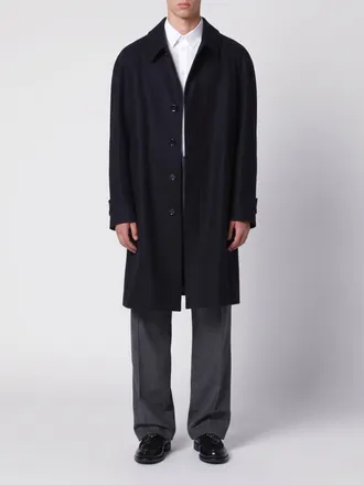 Lardini Cappotto monopetto in misto lana e cashmere con chiusura a bottoni