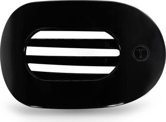 Teleties Large Flat Round Hair Clip in Jet Black at Nordstrom