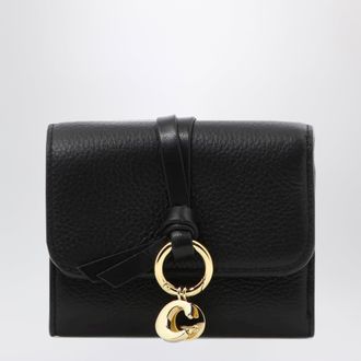 Chlo&eacute; Small Alphabet trifold wallet black