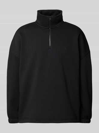 Calvin Klein Jeans Sweatshirt mit Stehkragen Modell COLORBLOCK in Black, Gr&ouml;&szlig;e XL