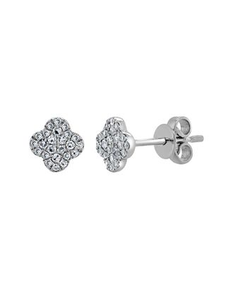 Italian Gold, Inc Sabrina Designs 14K 0.13 ct. tw. Diamond Flower Studs