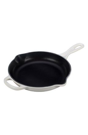 LE CREUSET Signature 9-Inch Enamel Cast Iron Skillet in White at Nordstrom