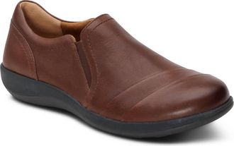 Aetrex Womens Helena Slip On Shoes In Brown