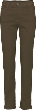 C.Ro Slim-fit Jeans - Dames - Slim Fit Broeken - Bruin - XS - Leer - Broeken