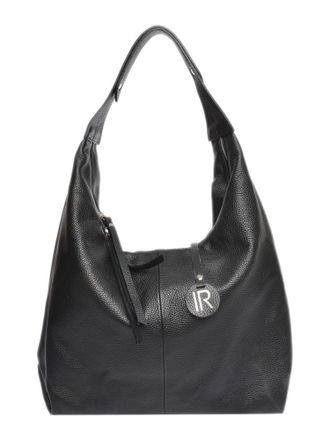 Isabella Rhea Zwart Rundleer Tas
