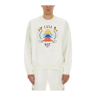 Casablanca Hombre, Sudaderas, Blanco, Talla: M