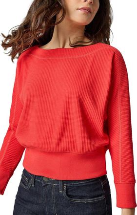 Lilla P Rib Trim Seamed Top
