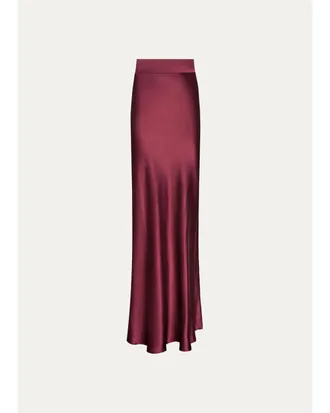 L'agence Ryker Silk Maxi Skirt