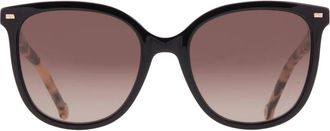 Carolina Herrera Brown Gradient Oversized Ladies Sunglasses HER 0136/S 0WR7/HA 55